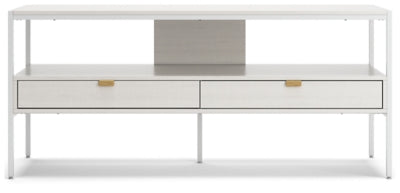 Ashley Deznee White 60" TV Stand